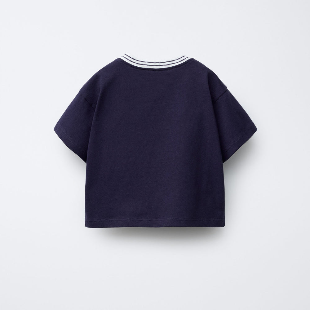 Moudda ZARA - T-Shirt Enfant - Col Tricot & Textes Brodés - Tunisie 2