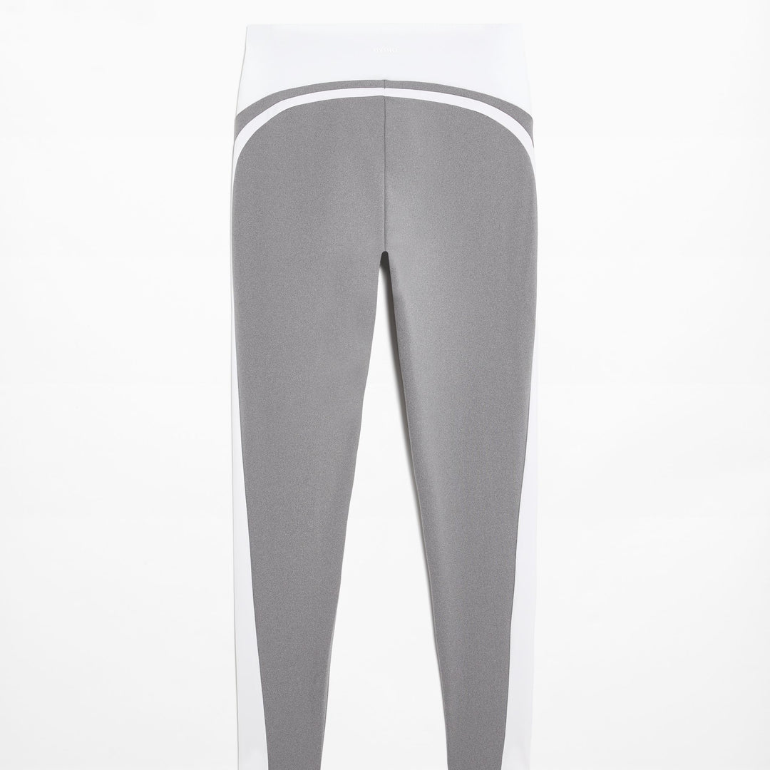 Moudda Oysho - Legging Compressif Taille Haute Color Block Gris Moyen - Tunisie 2