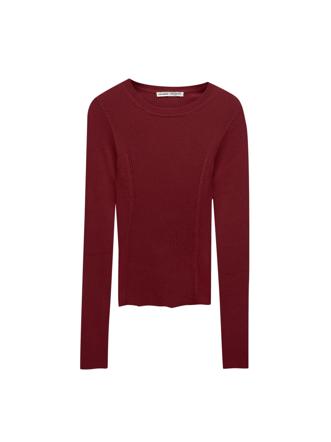 Moudda PULL & BEAR - Pull Basique Côtelé Col Carré Viscose - Tunisie 1