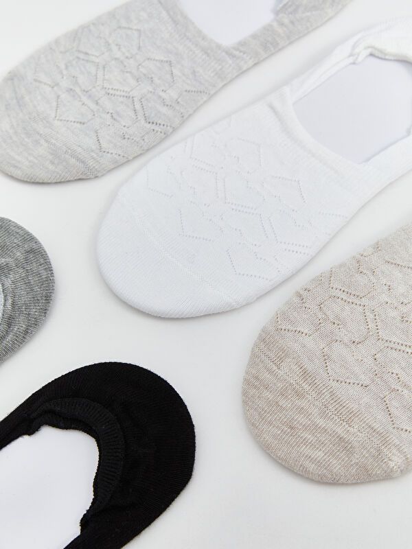 Moudda LC Waikiki - Chaussettes invisibles Femme Mélange gris clair - Tunisie 2