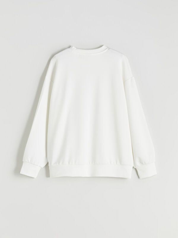 Moudda LC Waikiki - Ensemble jersey sous licence Fille Ecru - Tunisie 4