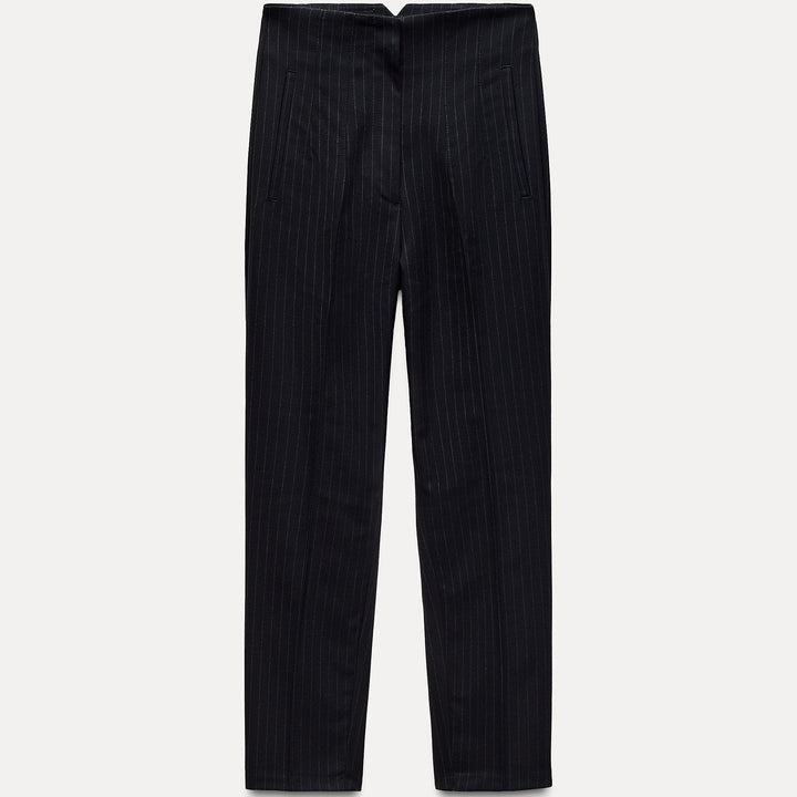 Moudda ZARA - Pantalon taille haute rayé diplomate - Tunisie 1
