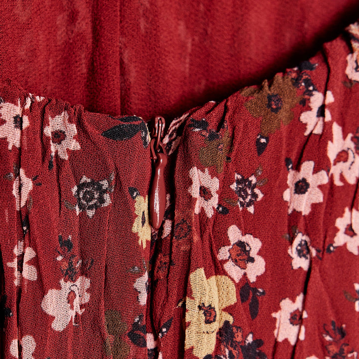 Moudda ZARA - Robe - Col Piqué & Imprimé Floral Multicolore - Tunisie 3