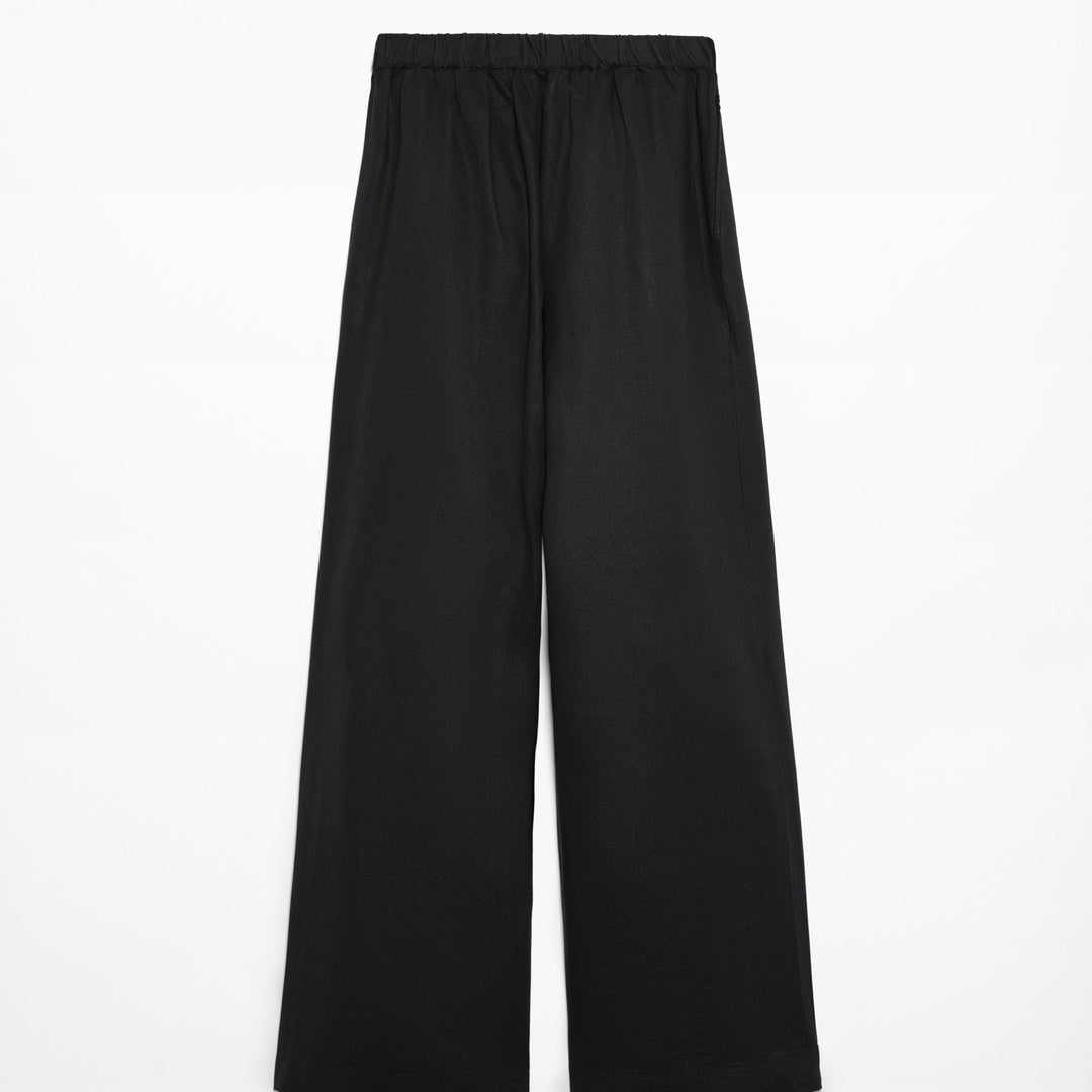 Moudda Oysho - Pantalon 100% Lin Coupe Tailleur Taille Haute - Tunisie 3