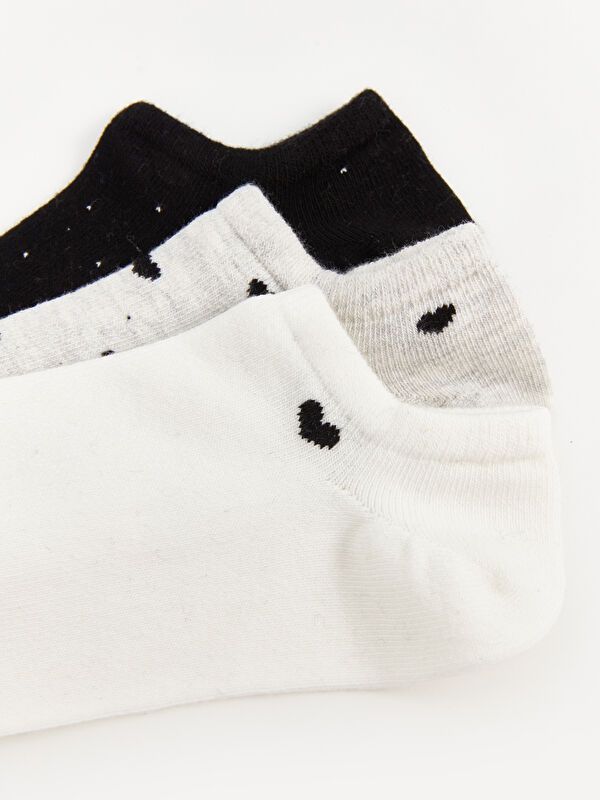 Moudda LC Waikiki - Chaussettes sneakers Femme Ecru - Tunisie 3