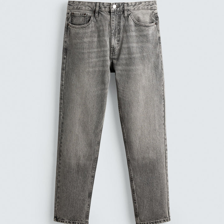 Moudda ZARA - Pantalon Denim Gris - Ceinture (Reworking Classics) - Tunisie 1