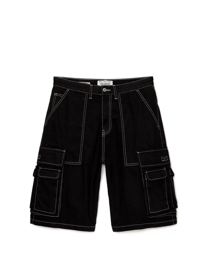 Moudda PULL & BEAR - Bermuda Denim Cargo Multi-Poches Contrast ST - Tunisie 7