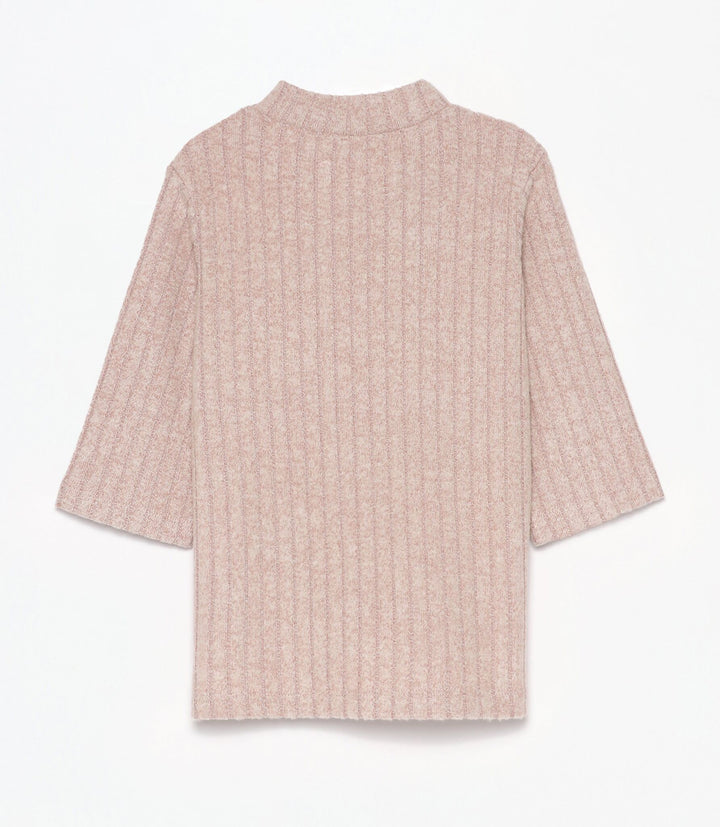 Moudda Lefties - Robe Col Haut - Maille Coupée Bébé (Rose) - Tunisie 3