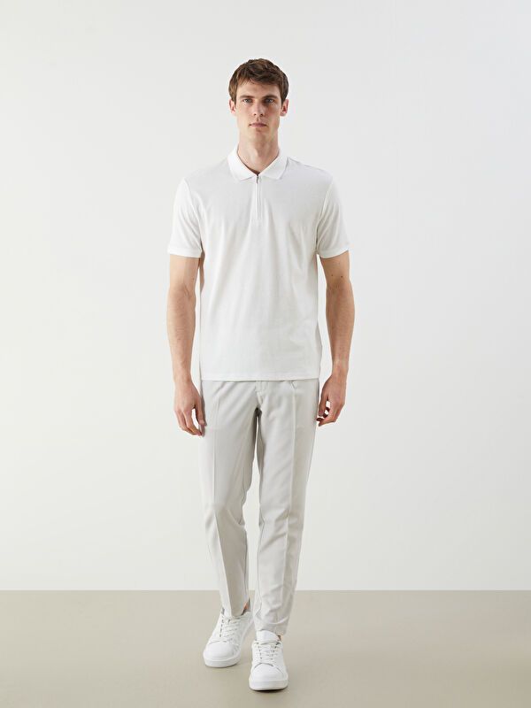 Moudda LC Waikiki - T-shirt en jersey manches courtes Homme Ecru - Tunisie 2