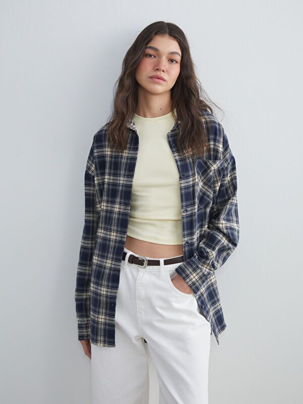 Moudda LC Waikiki - Chemise tissée à manches longues pour Femmes - Tunisie 4