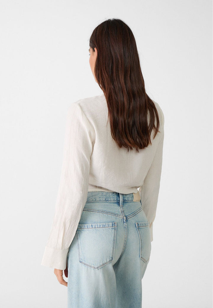 Moudda STRADIVARIUS - Chemise Croisée Manches Longues - Tunisie 5