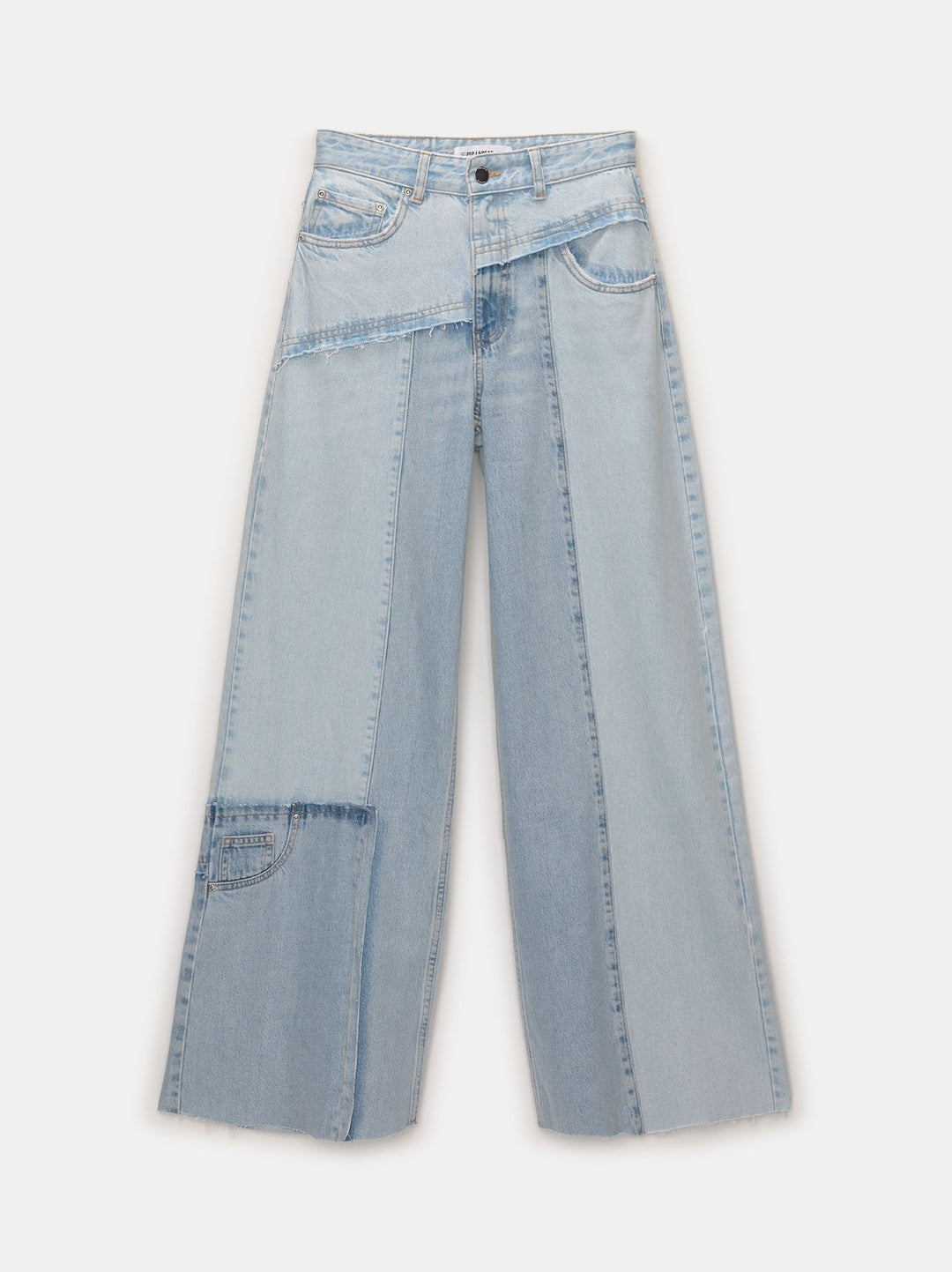 Moudda PULL & BEAR - Pantalon Jambe Large Patchwork - Tunisie 4
