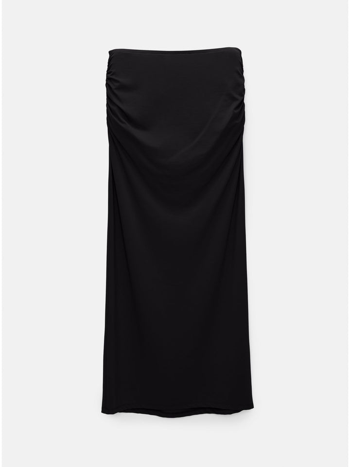Moudda PULL & BEAR - Jupe Longue Fronces Latérales Polyamide - Tunisie 3