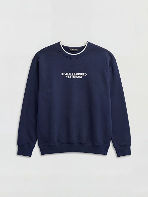 Moudda LC Waikiki - Sweatshirt imprimé basique - Tunisie 4
