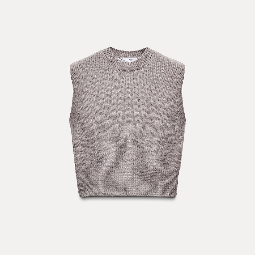 Moudda ZARA - Gilet Cervinia (50% laine) détail taille - Tunisie 2