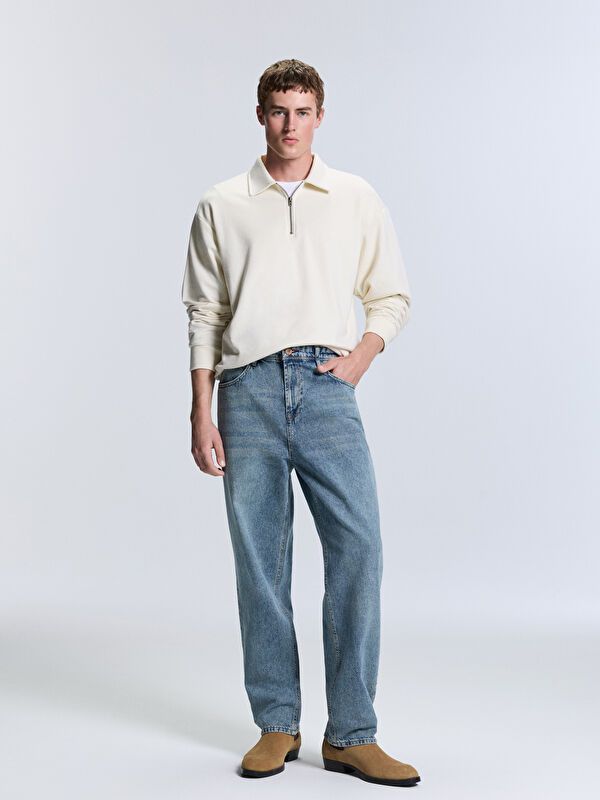 Moudda LC Waikiki - Pantalon jean tissé basique Homme Rodéo mid indigo - Tunisie 1