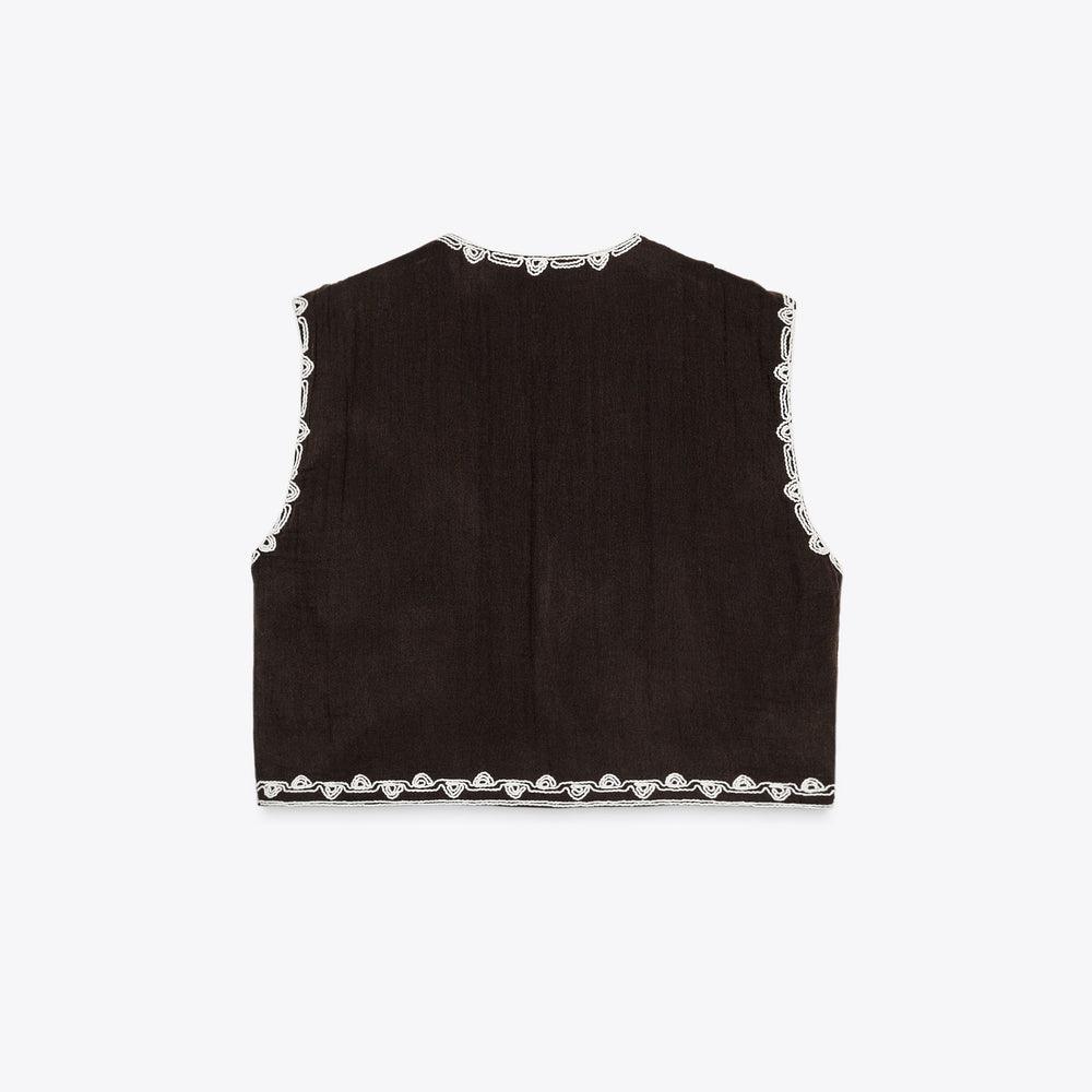 Moudda ZARA - Gilet - Broderies - Tunisie 2
