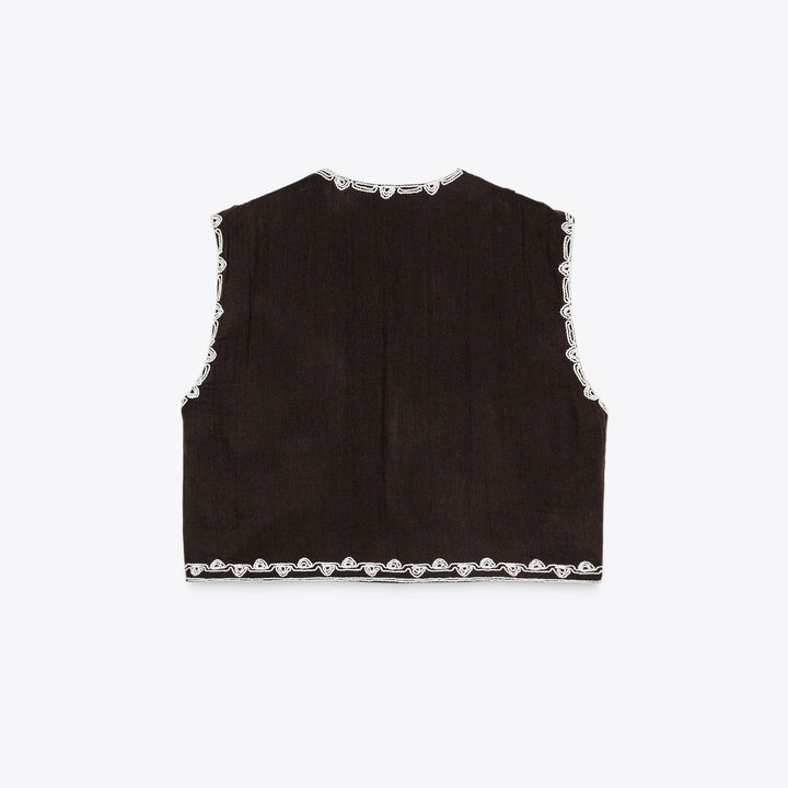 Moudda ZARA - Gilet - Broderies - Tunisie 2