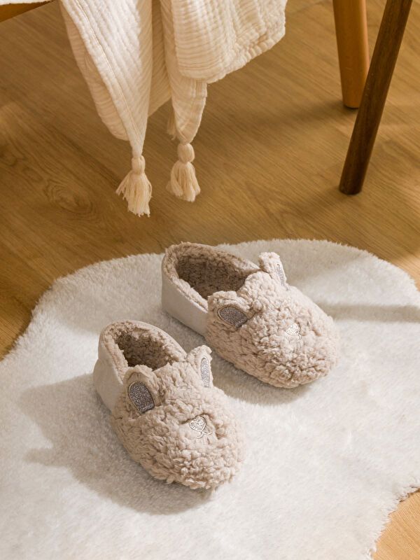 Moudda LC Waikiki - Pantoufles maison Femme Beige - Tunisie 1