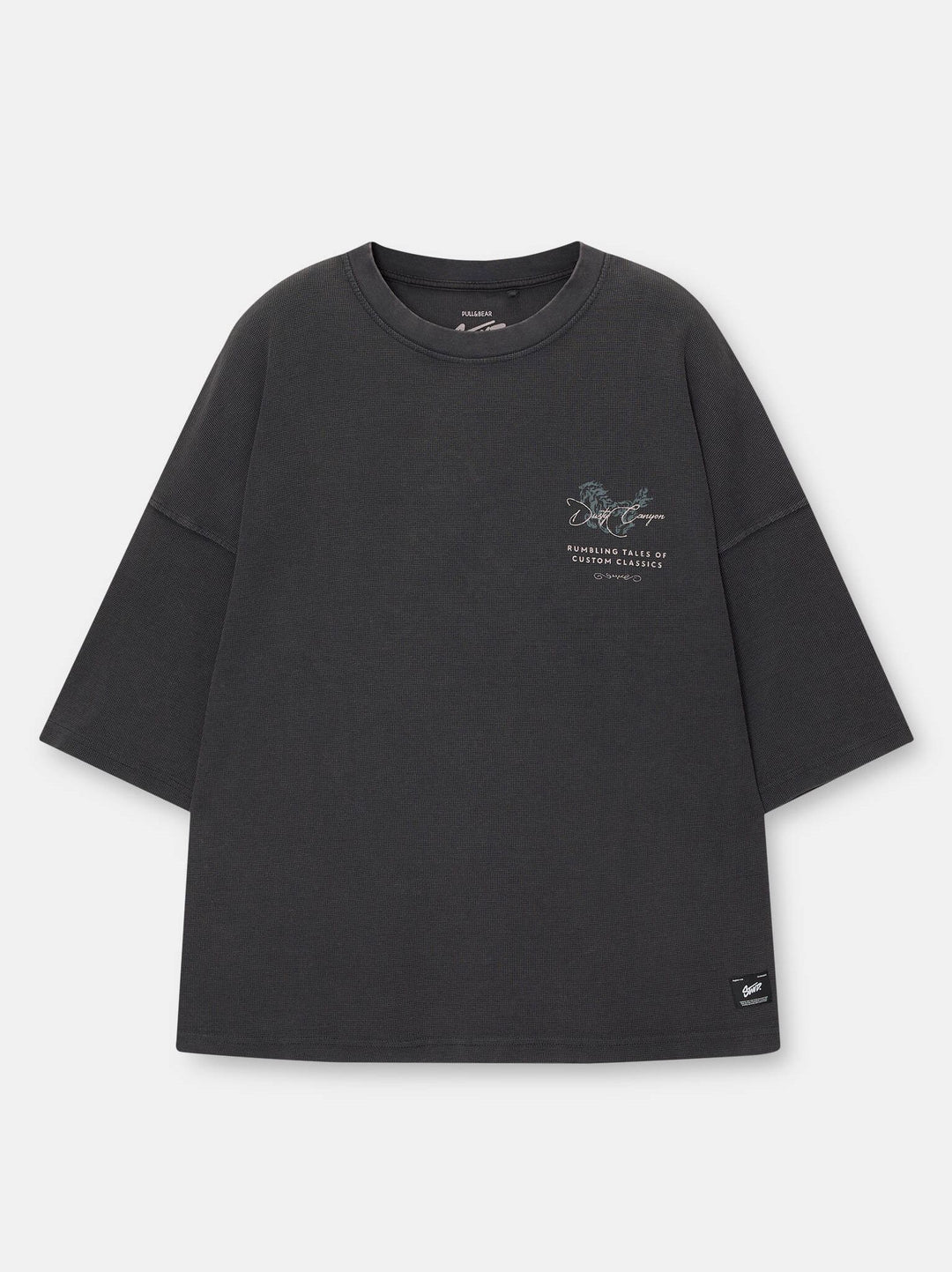 Moudda PULL & BEAR - T-Shirt Usé Waffle Customs Classics Cheval - Tunisie 5