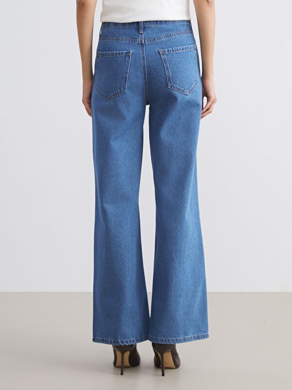 Moudda LC Waikiki - Pantalon tissé en denim Femme Rodéo mid indigo - Tunisie 4