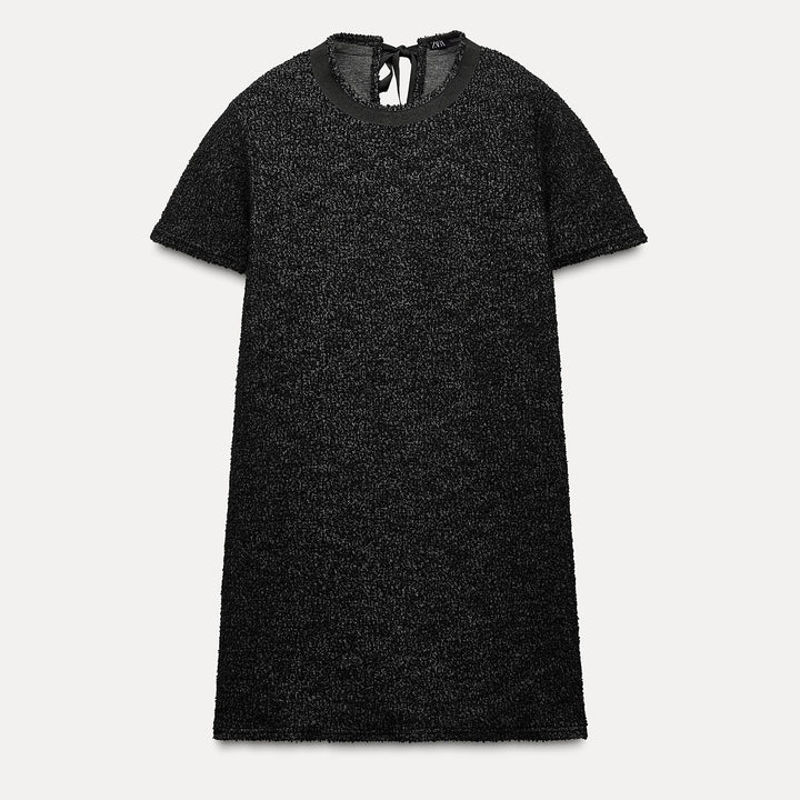Moudda ZARA - Robe courte ample, manches courtes, ceinture dos - Tunisie 2