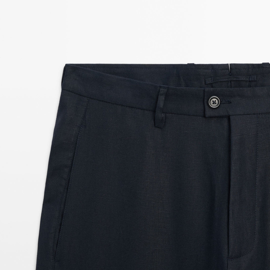 Moudda Massimo Dutti - Pantalon coordonné lin uni - Tunisie 3