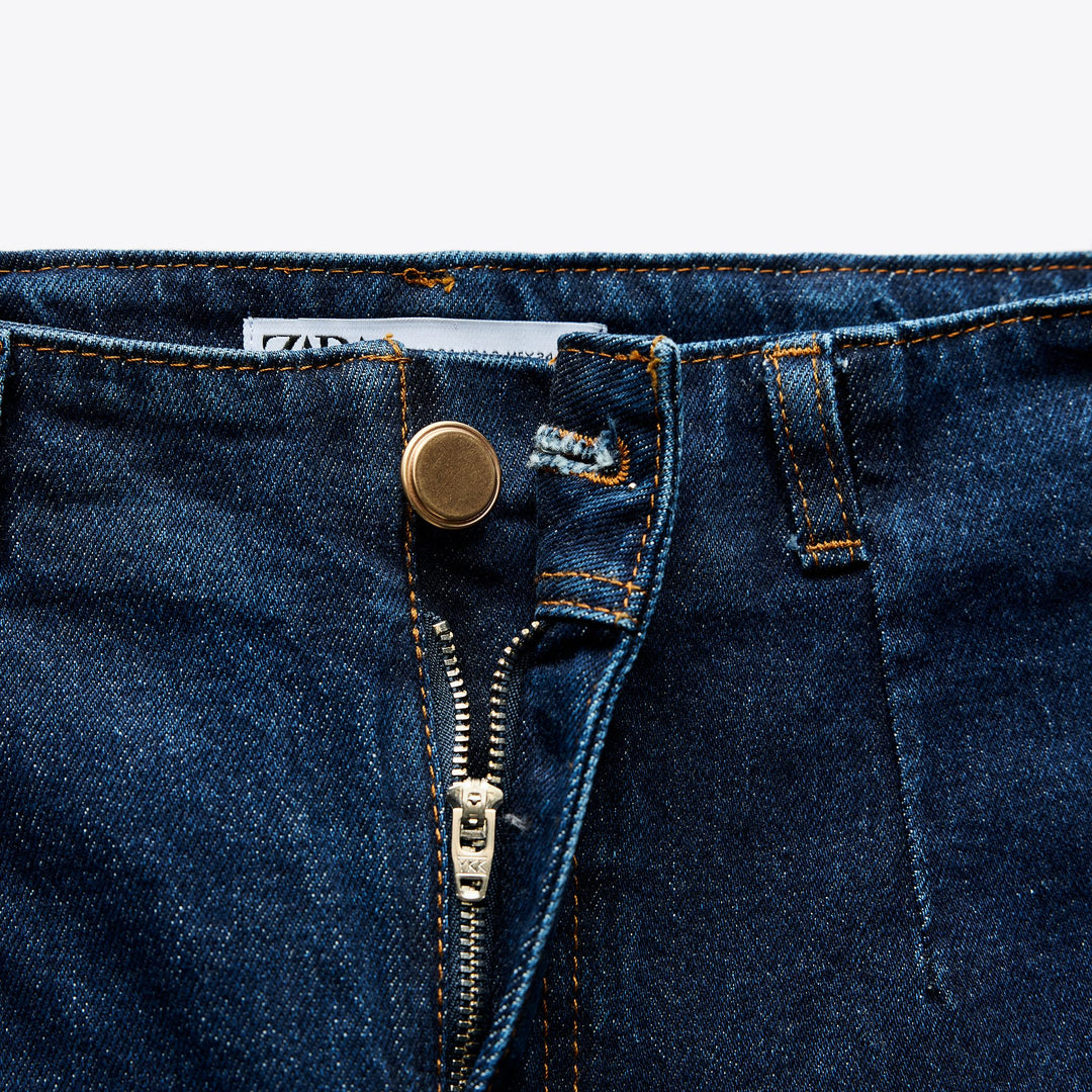 Moudda ZARA - Denim - Taille Haute, Wide Leg & Cropped - Tunisie 3