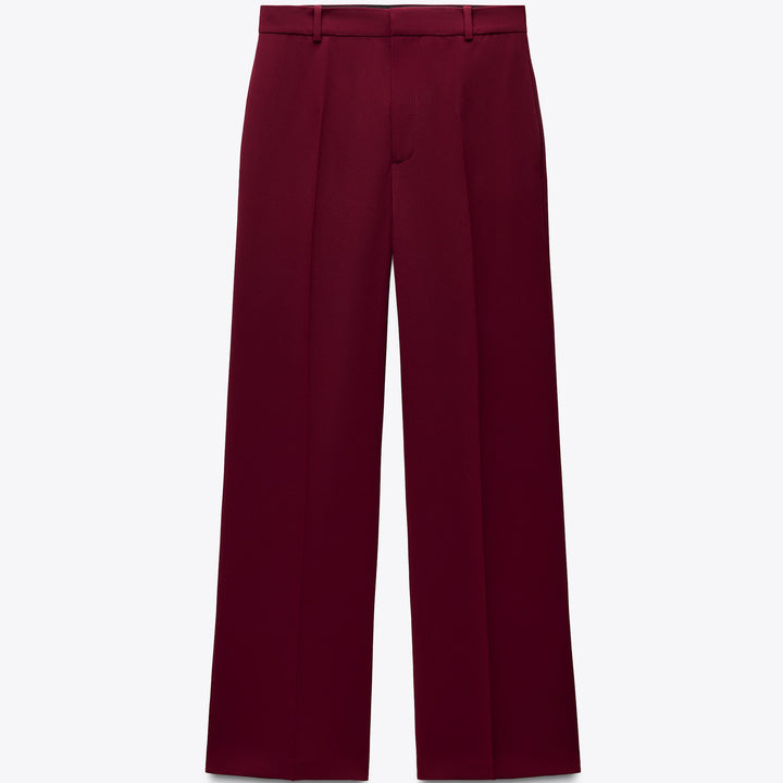Moudda ZARA - Pantalon Habillé - Taille Haute & Bordeaux - Tunisie 1
