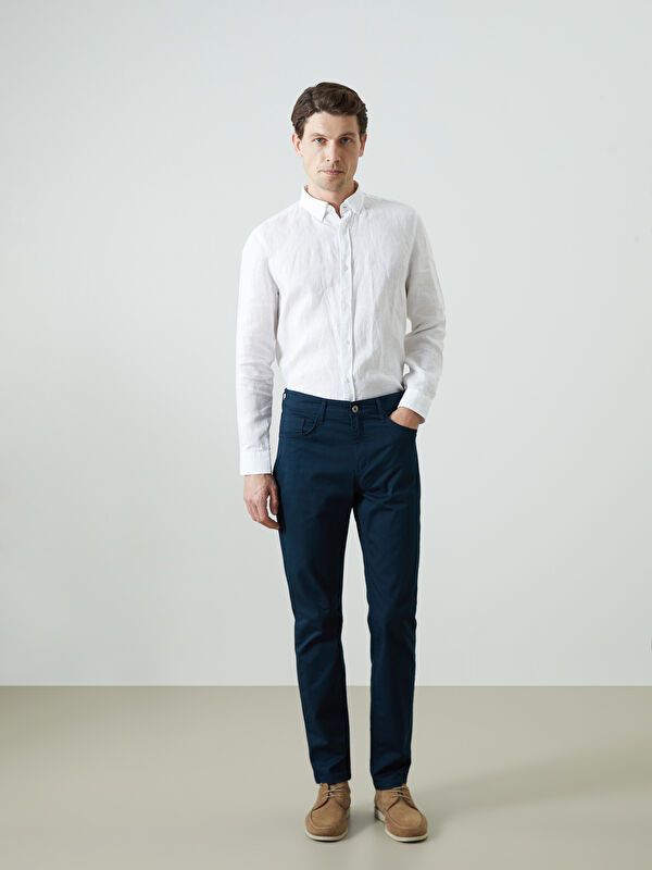 Moudda LC Waikiki - pantalon chino tissé moyen pour Hommes - Tunisie 1