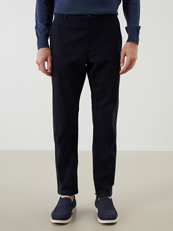 Moudda LC Waikiki - Pantalon chino tissé moyen Homme Marine - Tunisie 2