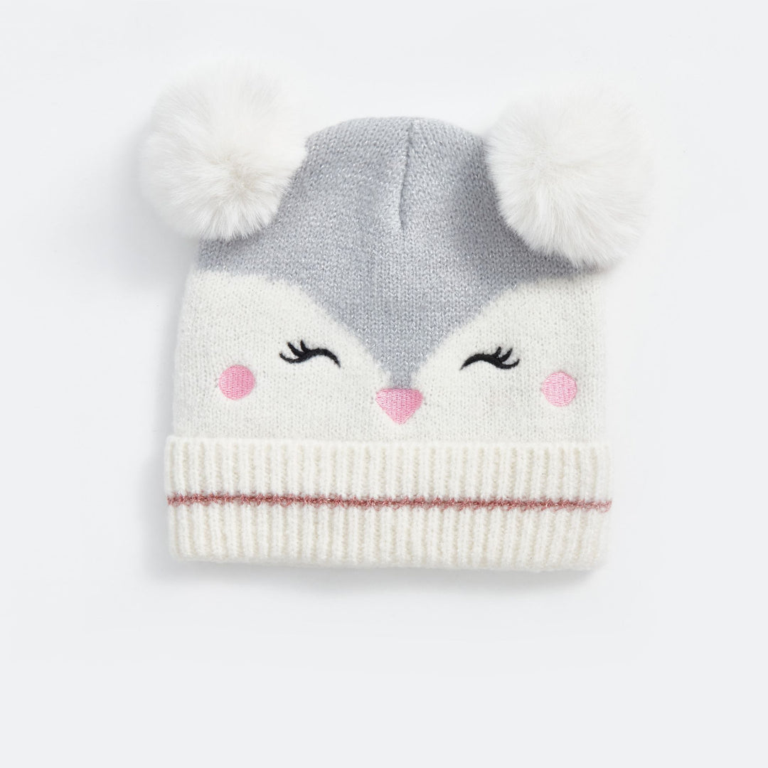 Moudda LC Waikiki - Béret tricot Fille Gris clair - Tunisie 1