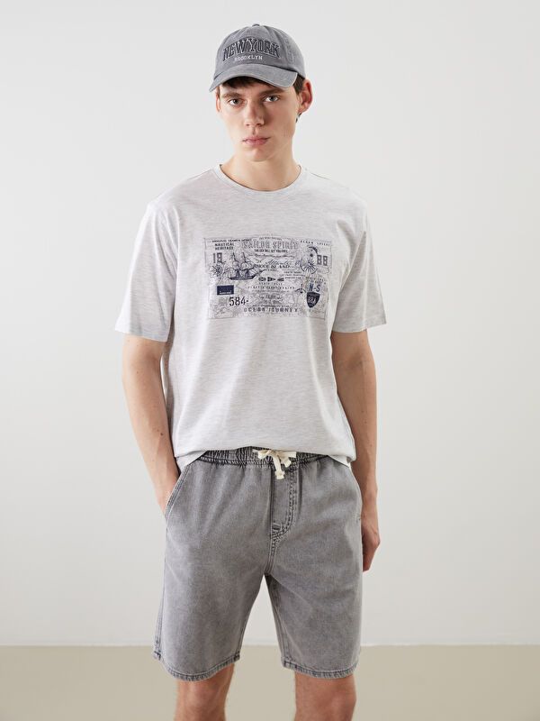 Moudda LC Waikiki - T-shirt imprimé manches courtes en jersey pour Homme - Tunisie 1