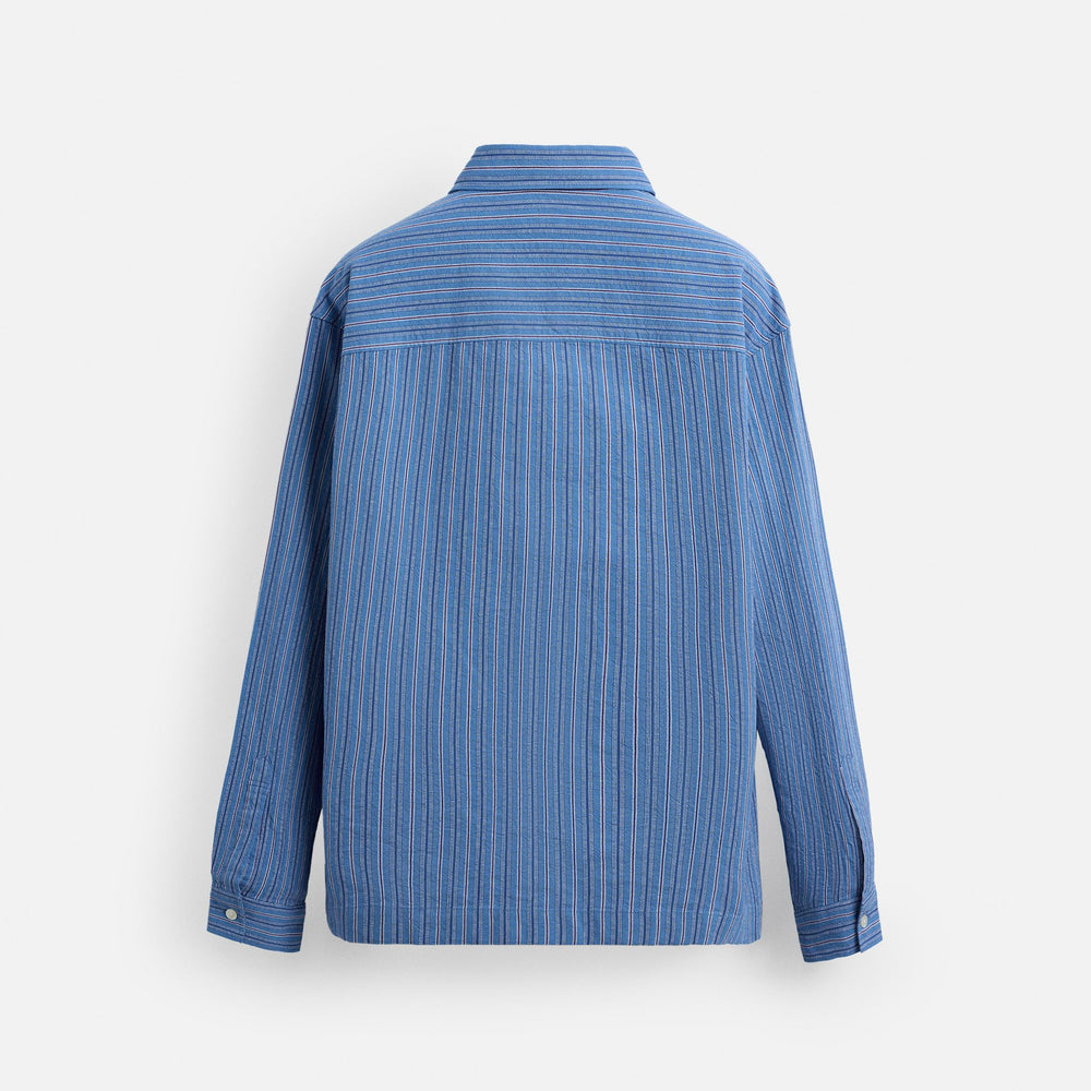 Moudda ZARA - Chemise - Rayures Grenat (Lac Bleu & Aigrette) - Tunisie 2