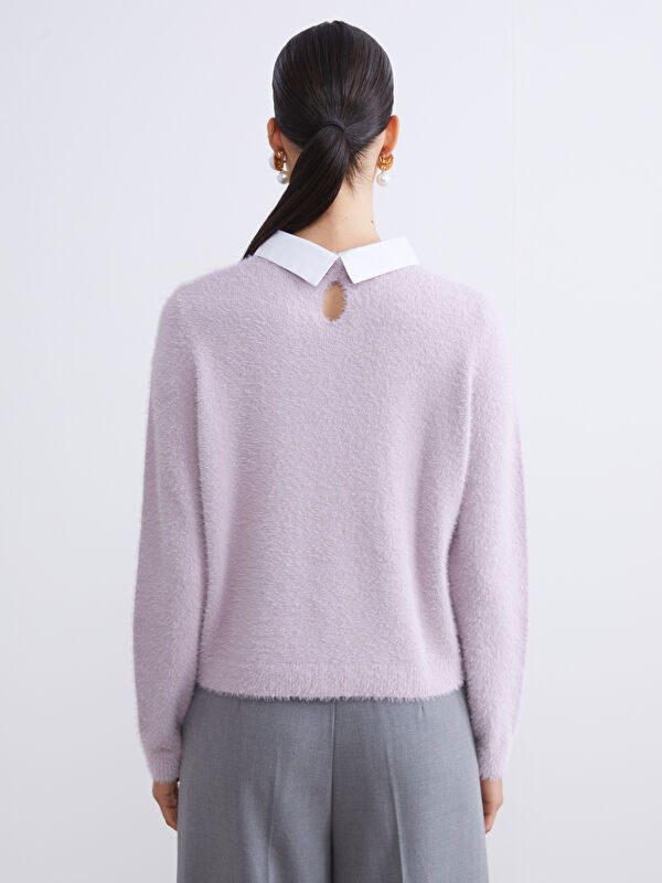 Moudda LC Waikiki - Tunique en tricot Femme Lilas rose - Tunisie 4