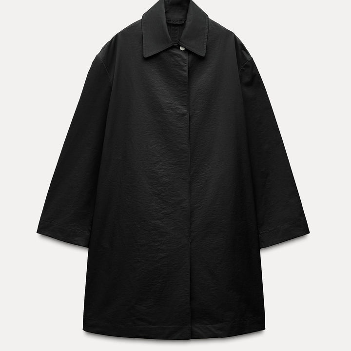 Moudda ZARA - Trench mi-long fermeture éclair nylon - Tunisie 2