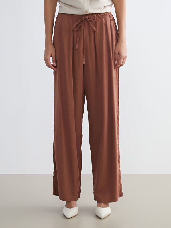 Moudda LC Waikiki - Pantalon tissé fin Femme Brun - Tunisie 2