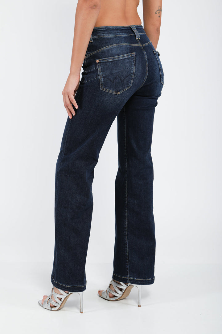 Jean flare en denim