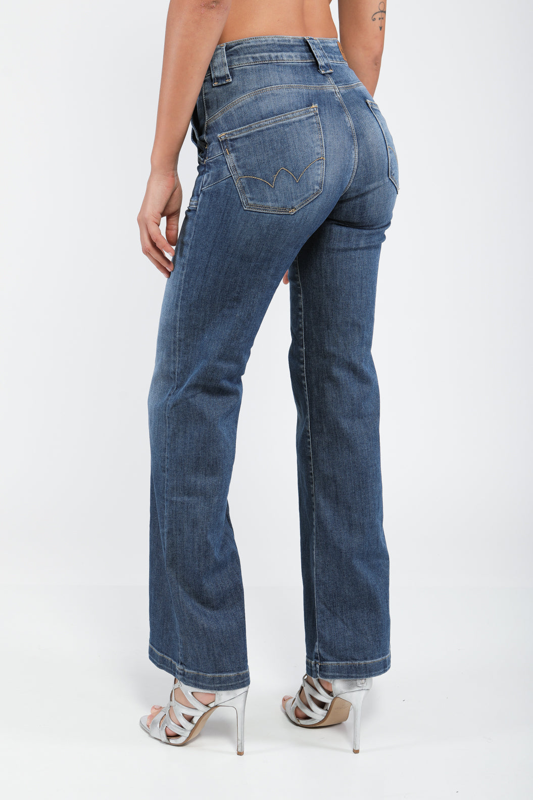 Jean flare en denim