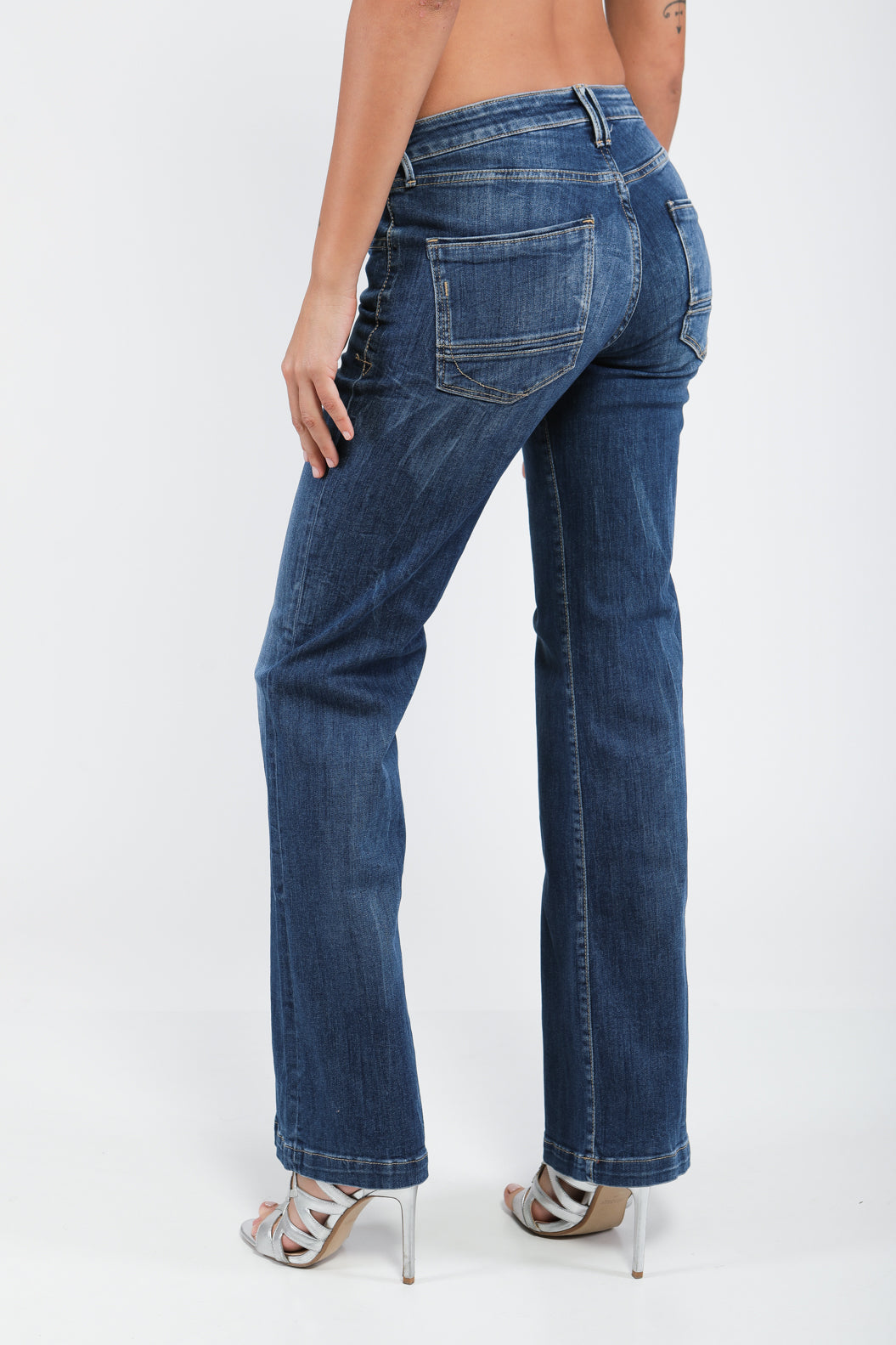 Jean flare en denim