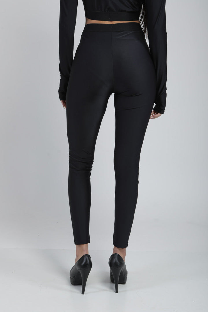 legging à taille à logo